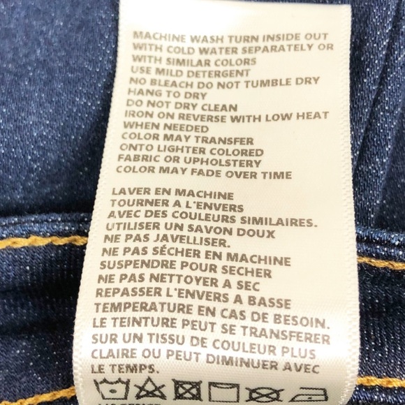 NWT L'AGENCE Piper High Rise Skinny Jeans Button Ankle Dark Wash Denim Size 25 - Picture 16 of 16